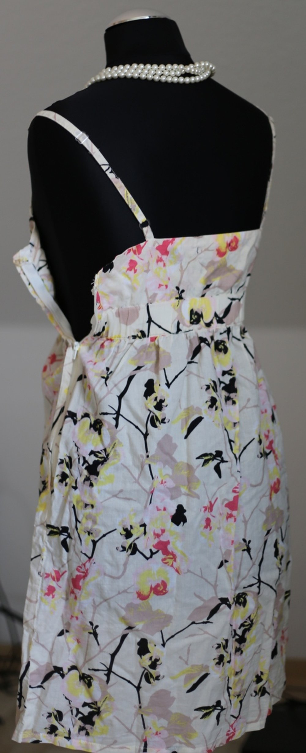 H&M Kleid weiß bunt XS 34