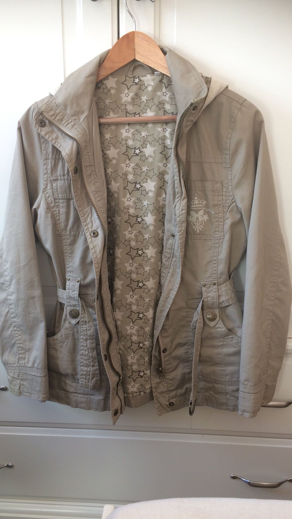 Beige Frühlingsjacke