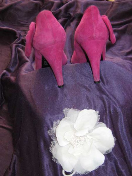 NEUw VINTAGE Echt-Leder Salsa Pumps  Schuhe mit Seitensteg 