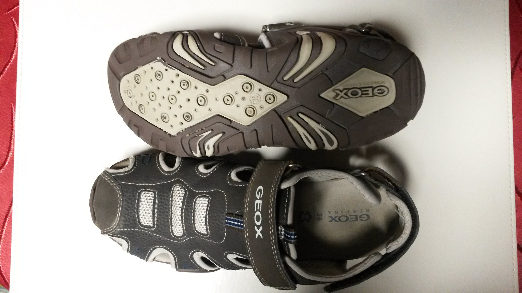 3. Sandalen von Geox, Gr. 36, braun