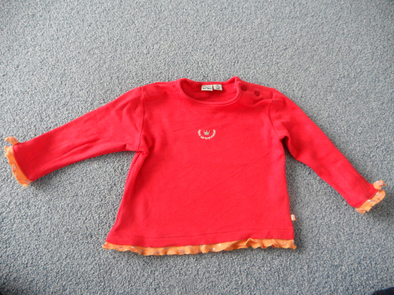 tolles Langarmshirt Garten-Serie Gr. 74