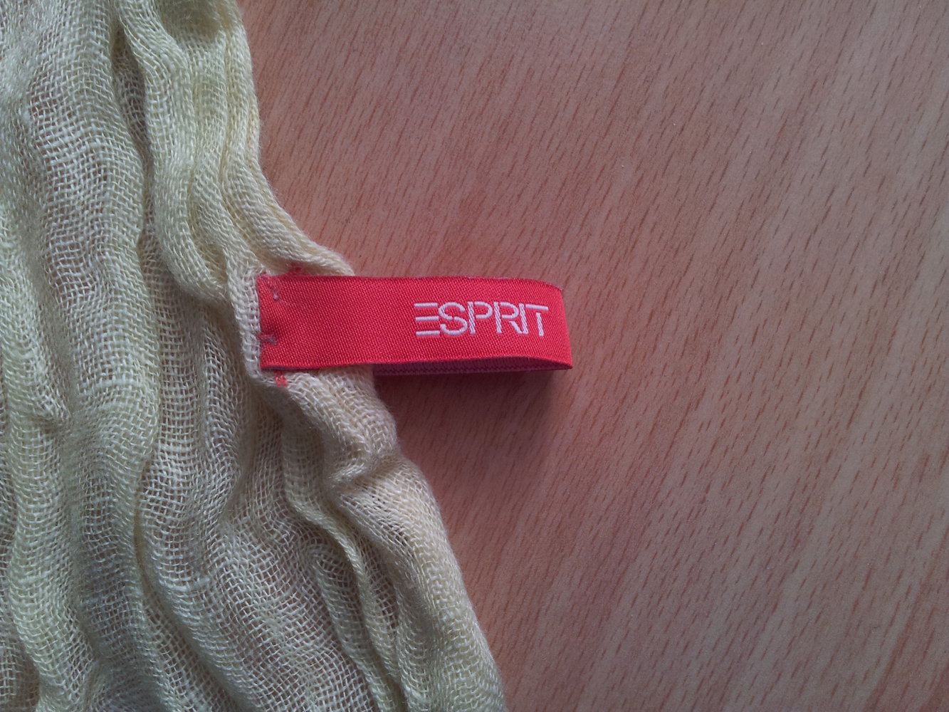 Schal Esprit gelb magenta weiß dunkelblau