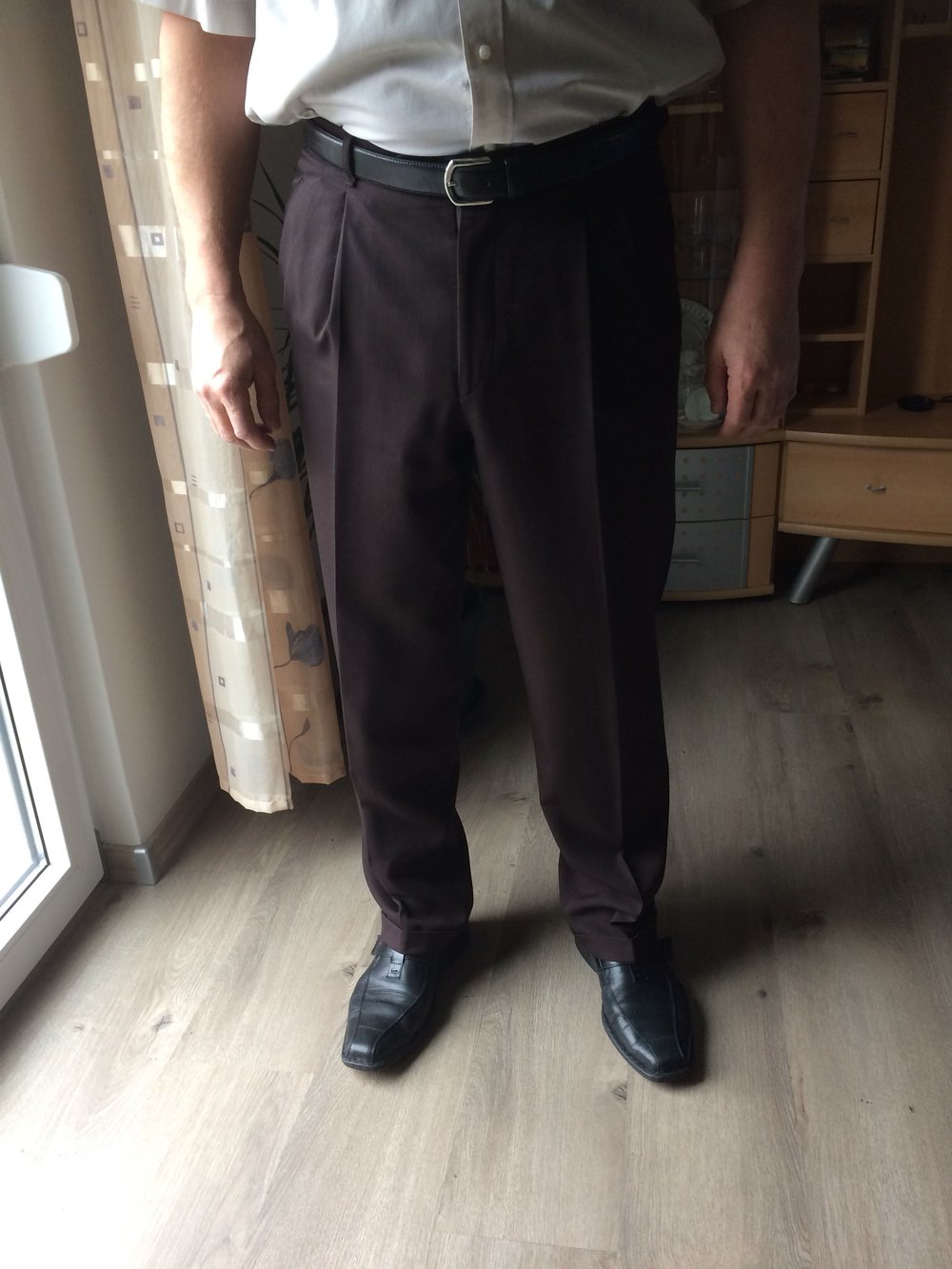Anzugshose Gr. 48 dunkelbraun