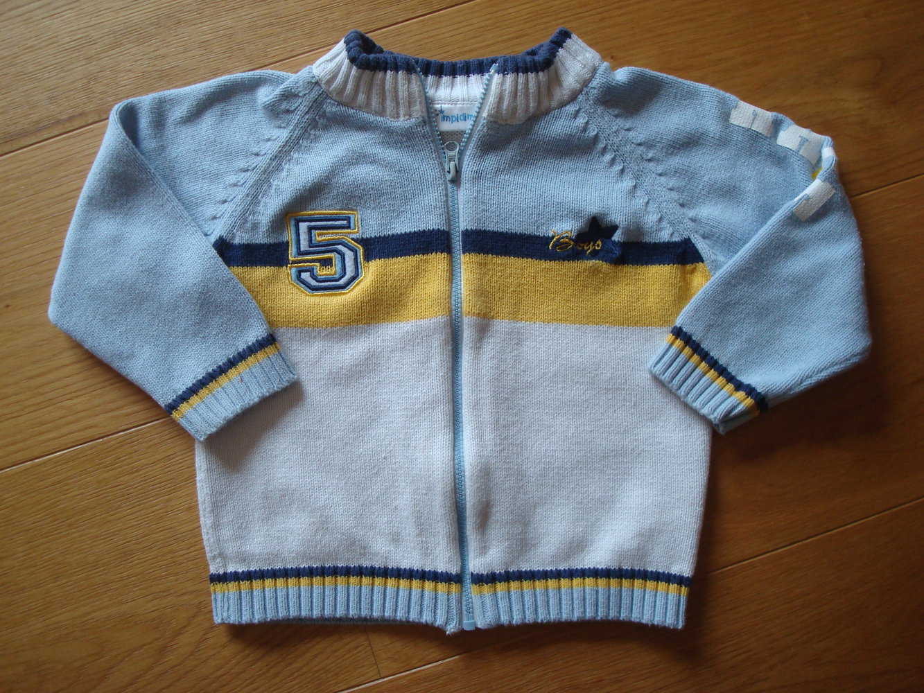 schöne Strickjacke Gr. 86/92