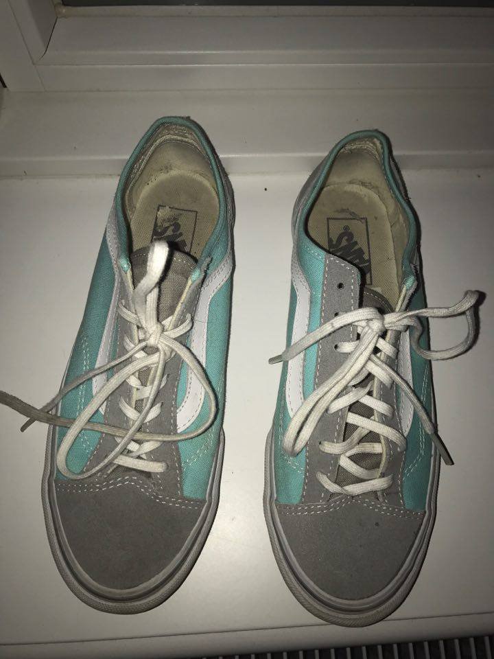 Türkise Vans Old Skool