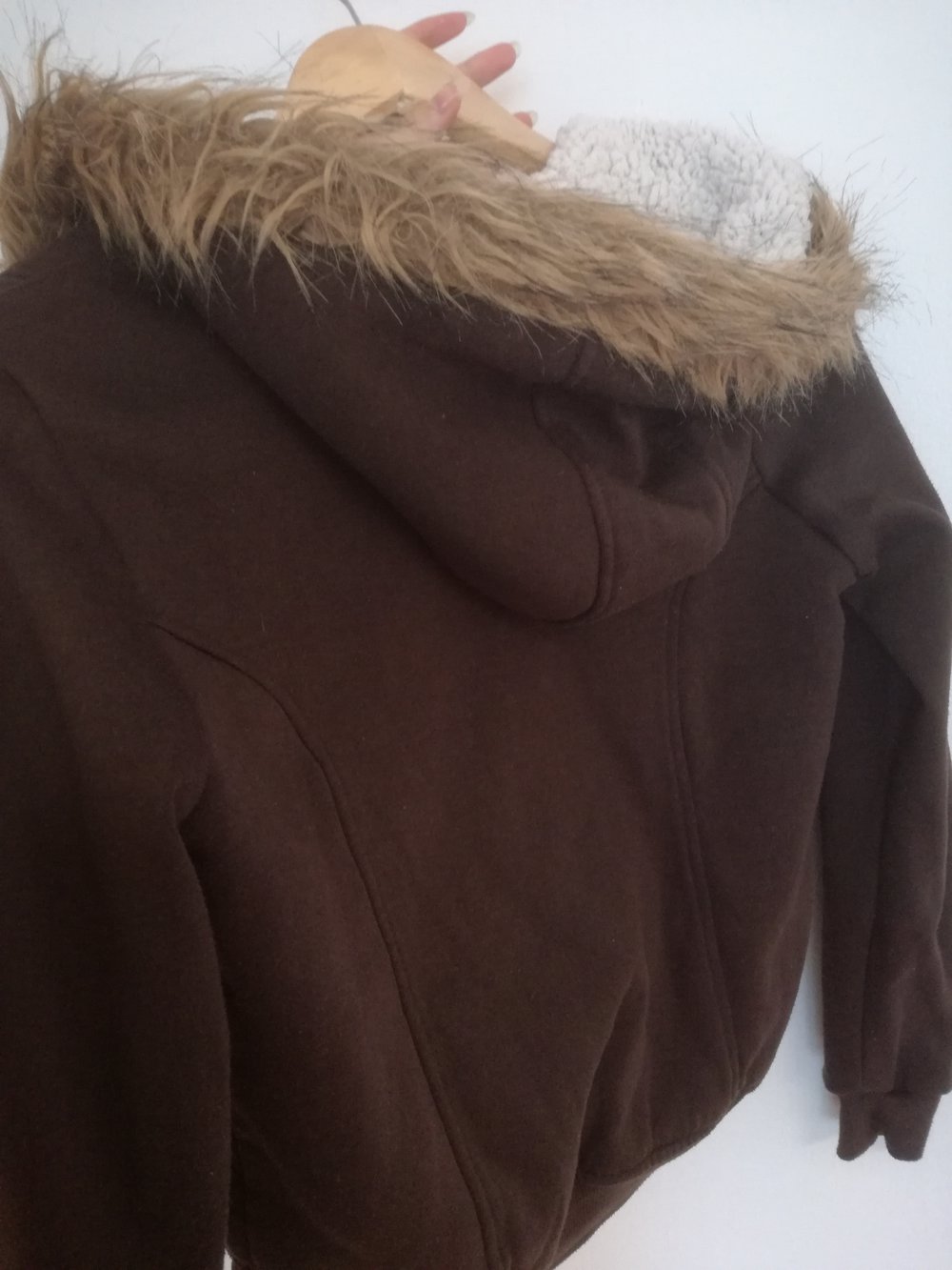 Jacke mit Kuschelkapuze