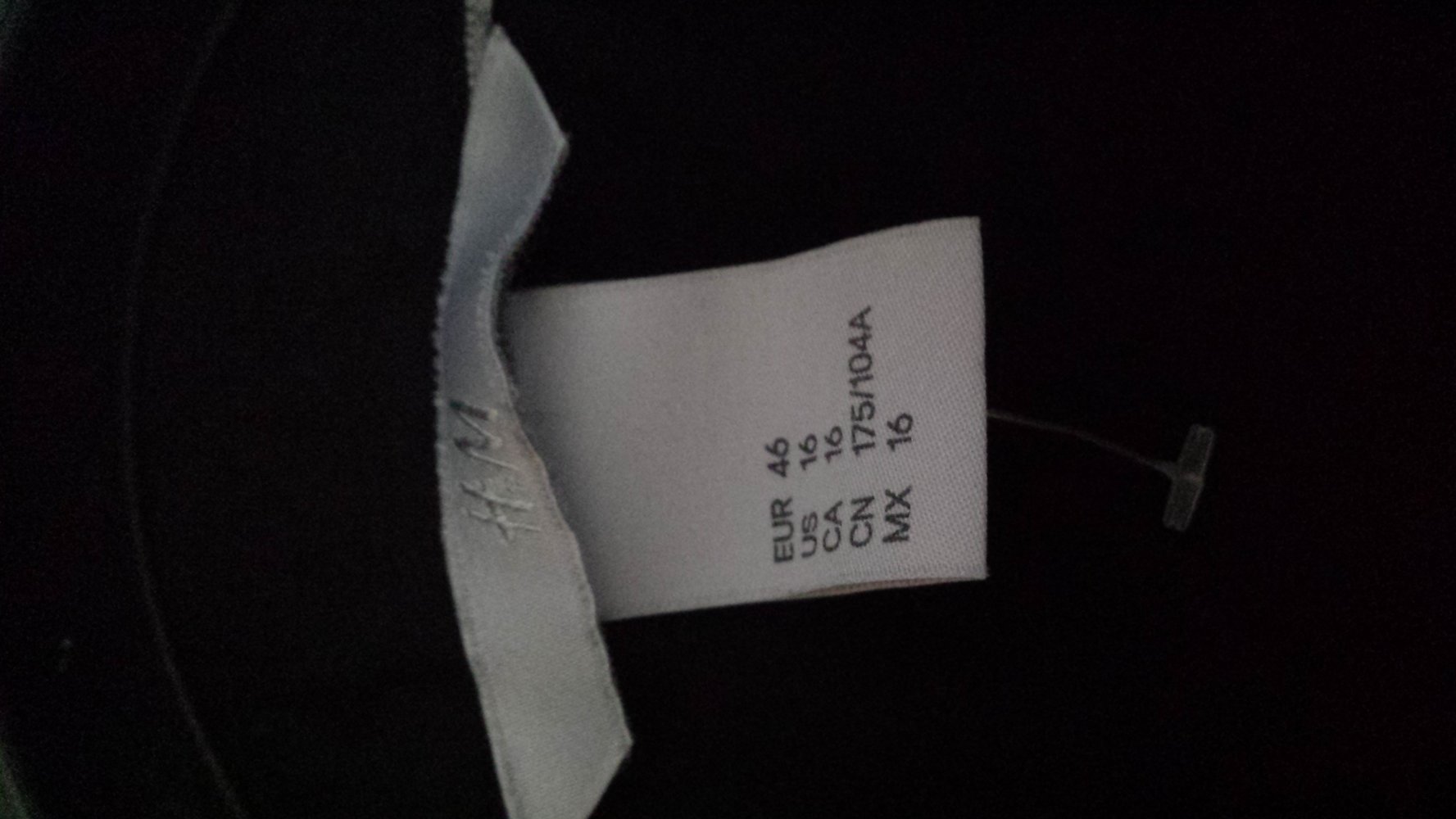 schwarze schlichte Bluse H&M Gr.46