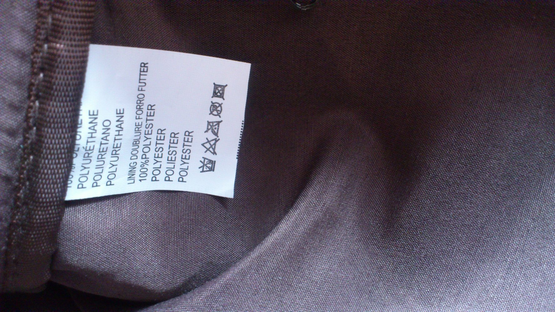 !! Braun orange Tasche mit separatem Trageriemen