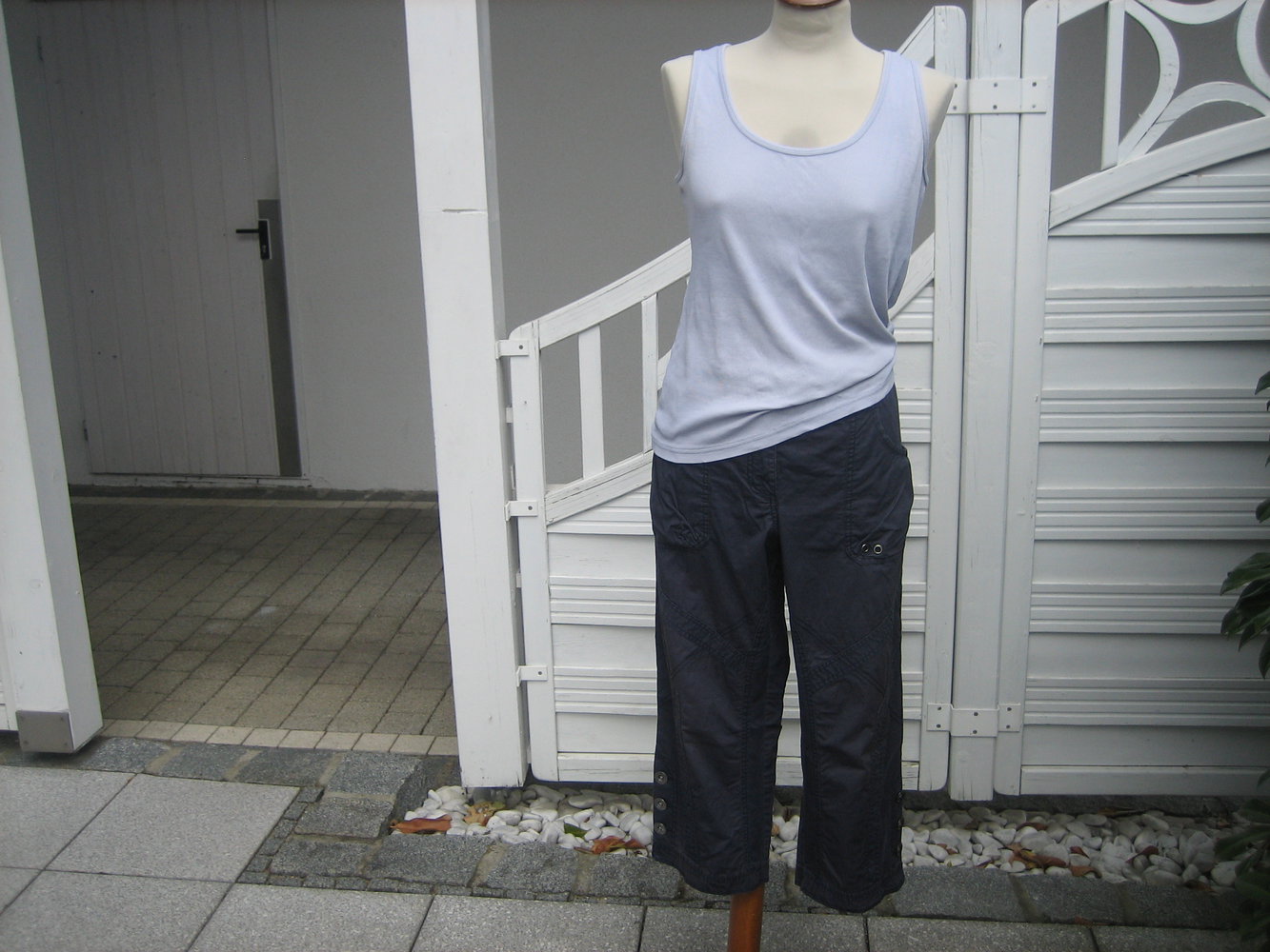 Superlässige, leichte 7/8-Hose Gr. 42, unentbehrliches Kombiteil - megabequem!