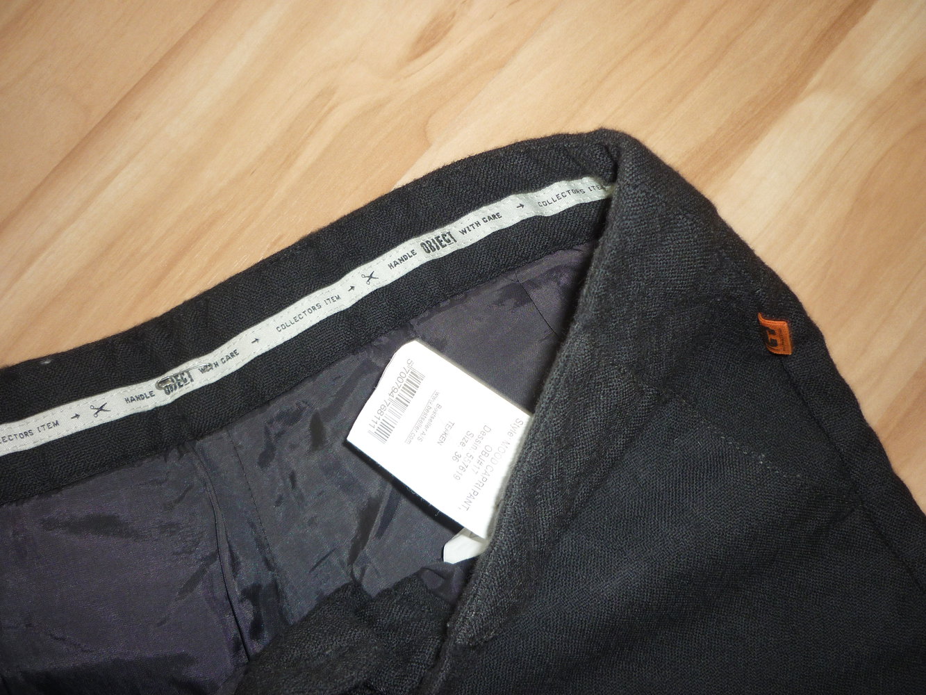 Object Shorts Wintershorts Wollshorts Herbstshorts schwarz Größe 34 XS 