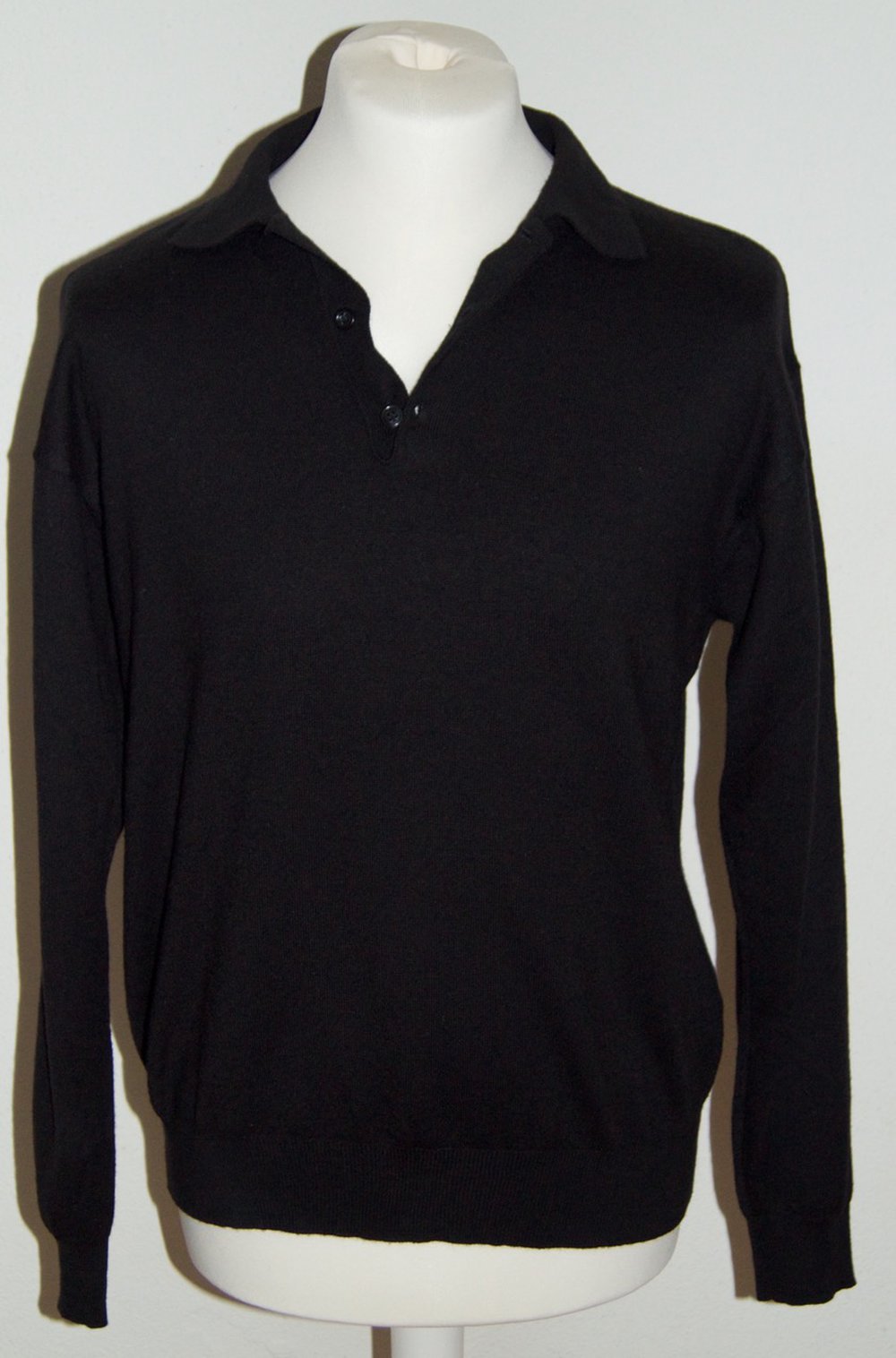 Klassischer Herren Pullover - Gr. 54 - schwarz