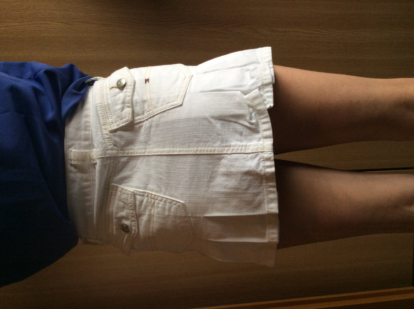 Tommy Hilfiger mini Rock weiß Größe 152 XXS 