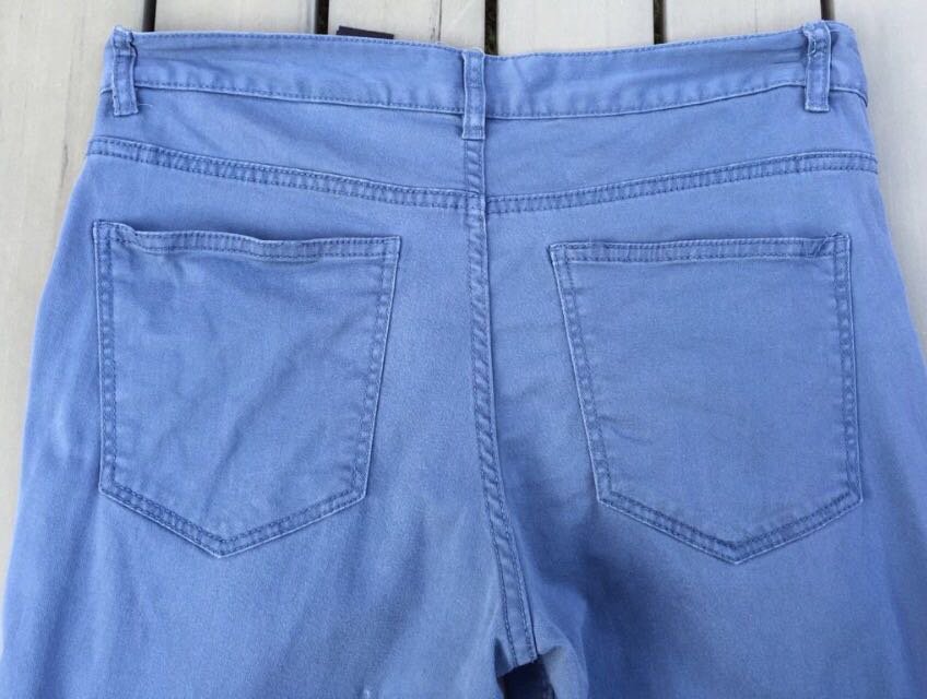 H&M Twillhose HOSE blaugrau Gr. 29