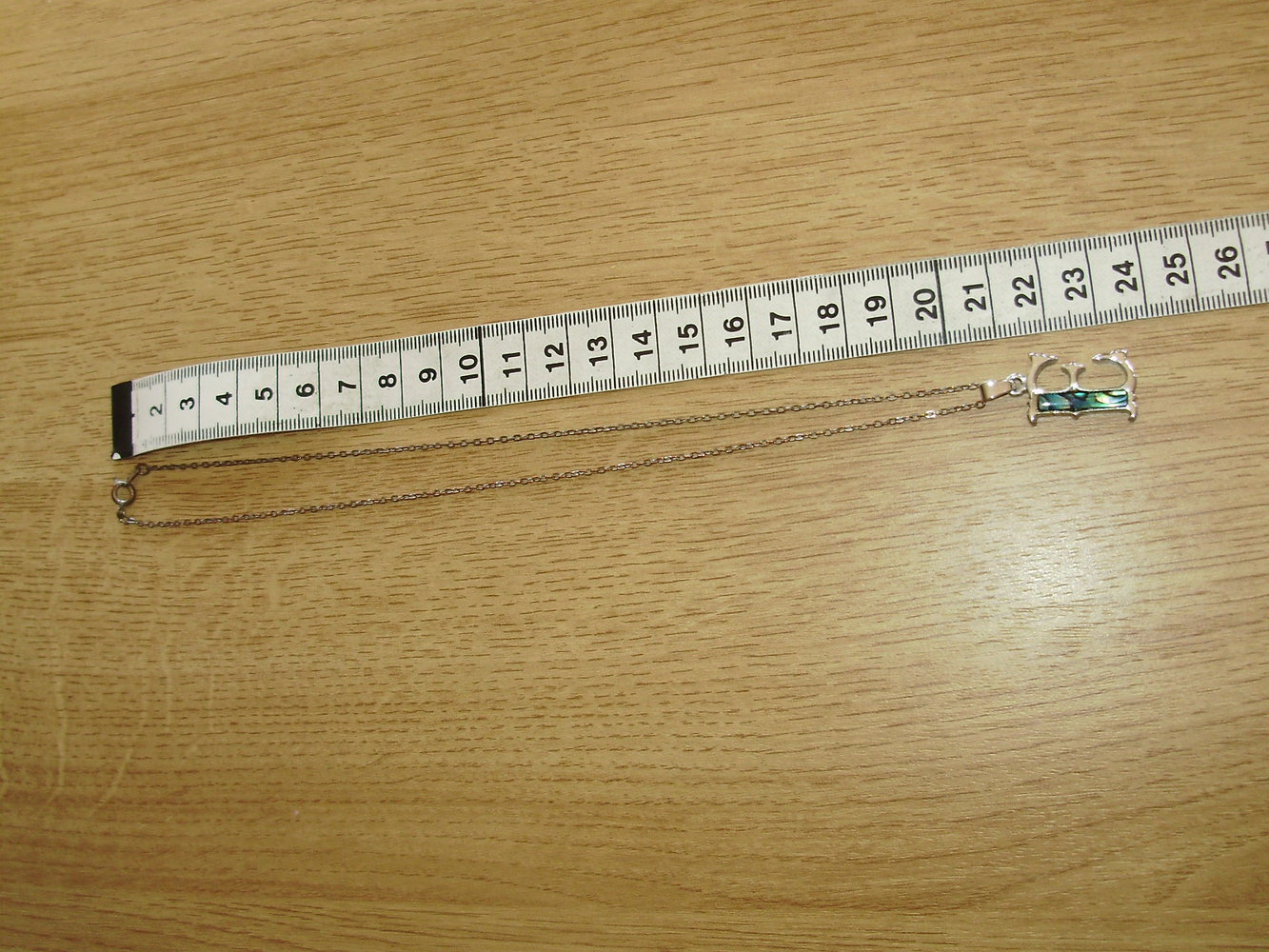 Kette silbern mit Anhänger Buchstabe 