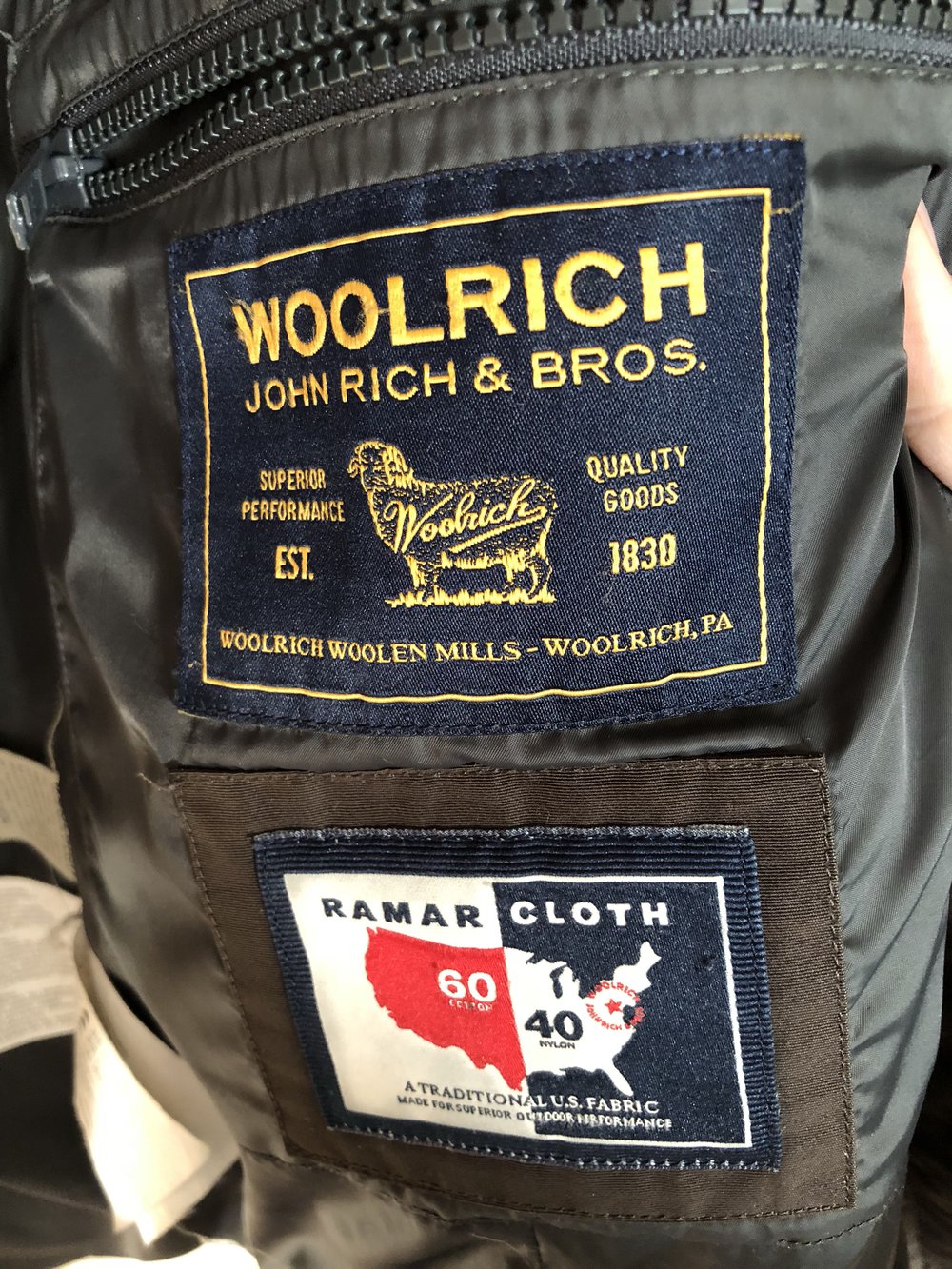 Woolrich Blizzard Parka chocolate brown S