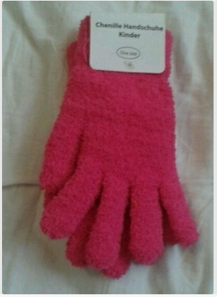 Pinke kuschel handschuhe