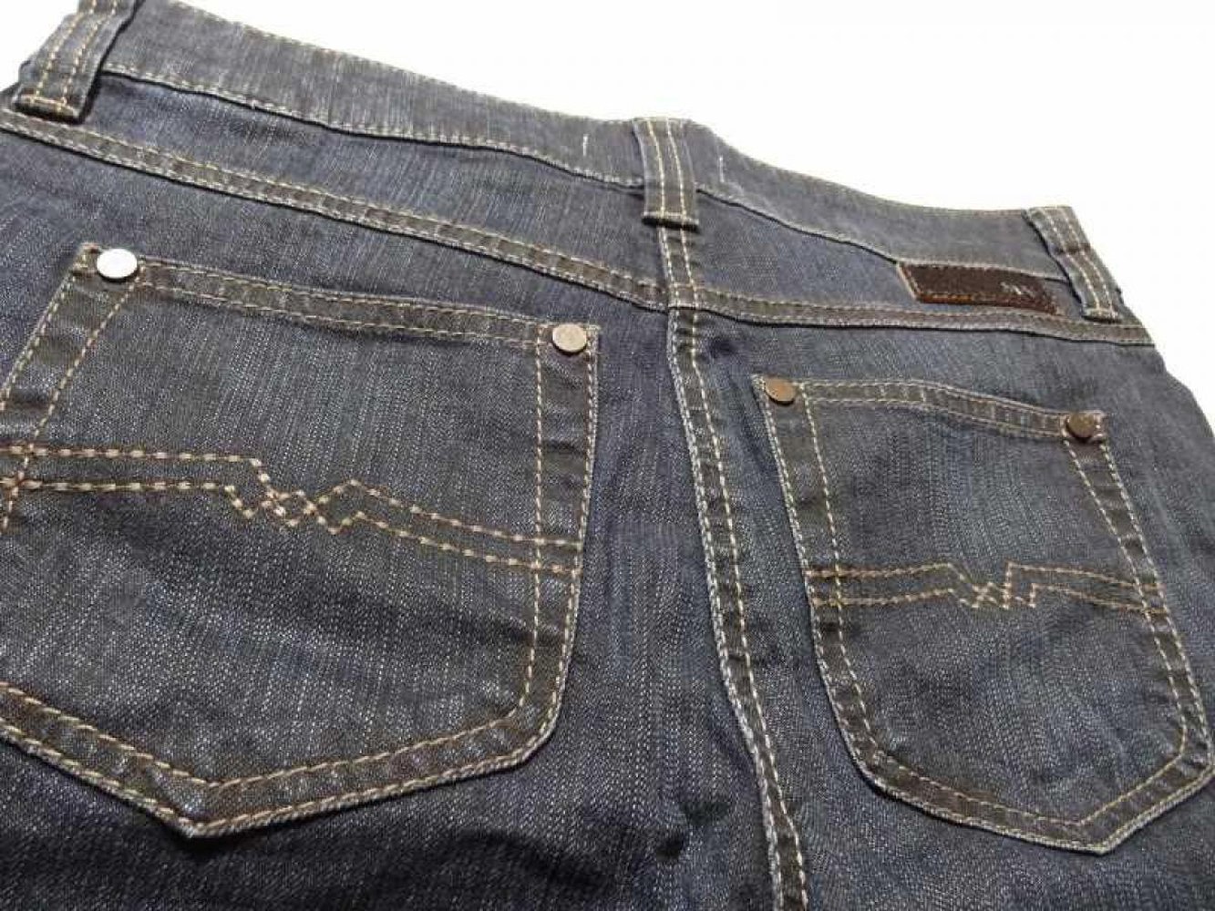 Dunkelblaue Jeans von Mac Basic Angela Gr. M