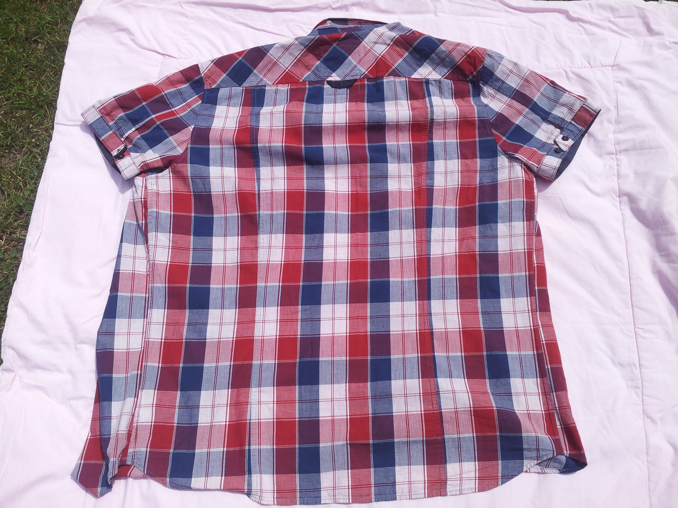 Hemd blau rot weiß kariert Zu+Elements