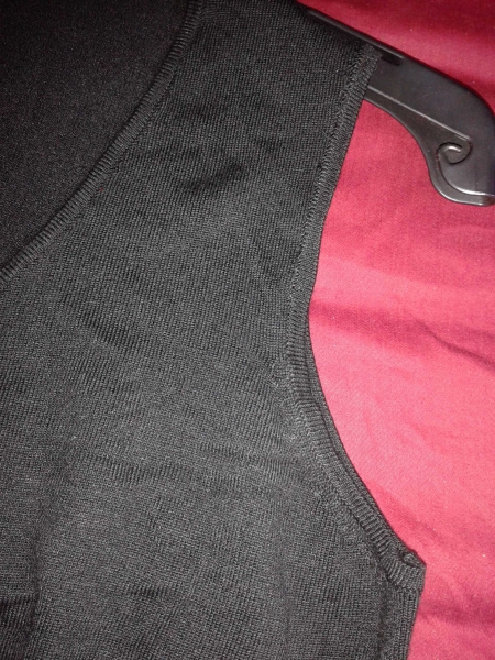 Top mit Wickeloptik, Schwarz, ärmellos