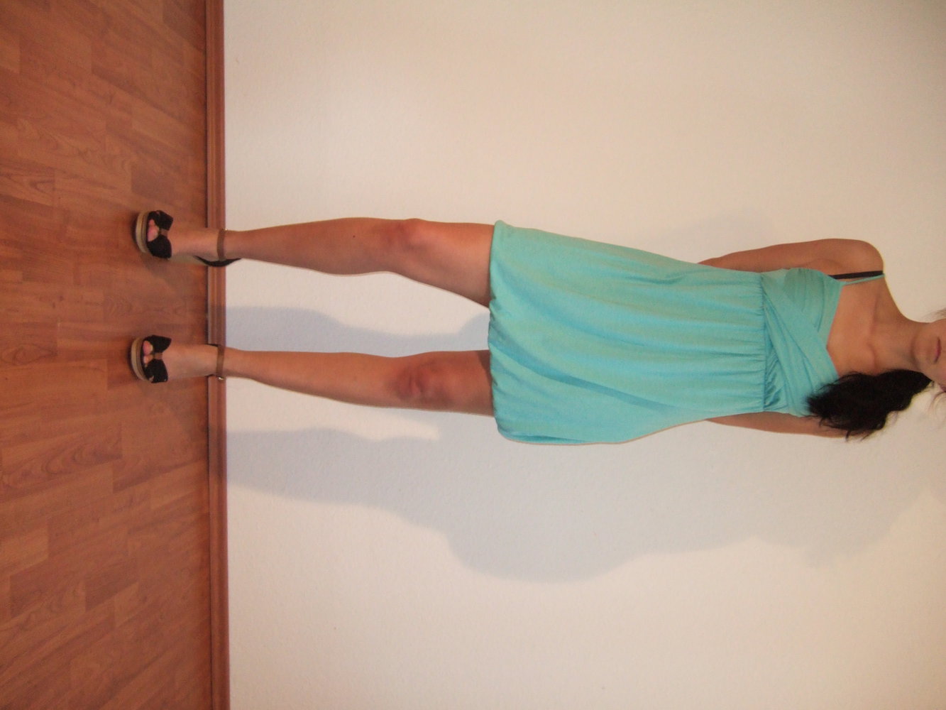 niedliches Strandkleid in mintgrün