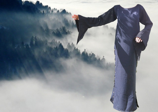 Mittelalter Kleid LARP Gewandung Hochzeitskleid Magierin