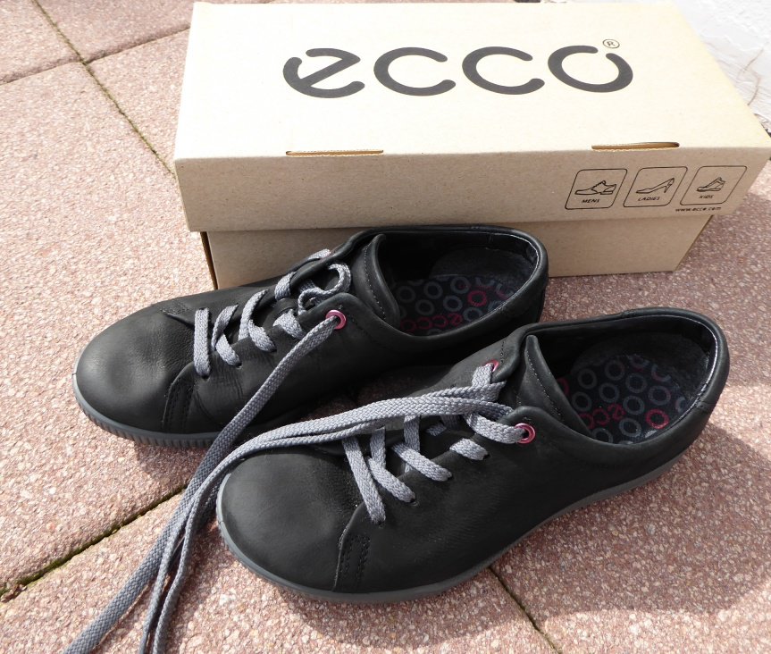Ecco Sneaker, Gr. 37, schwarz