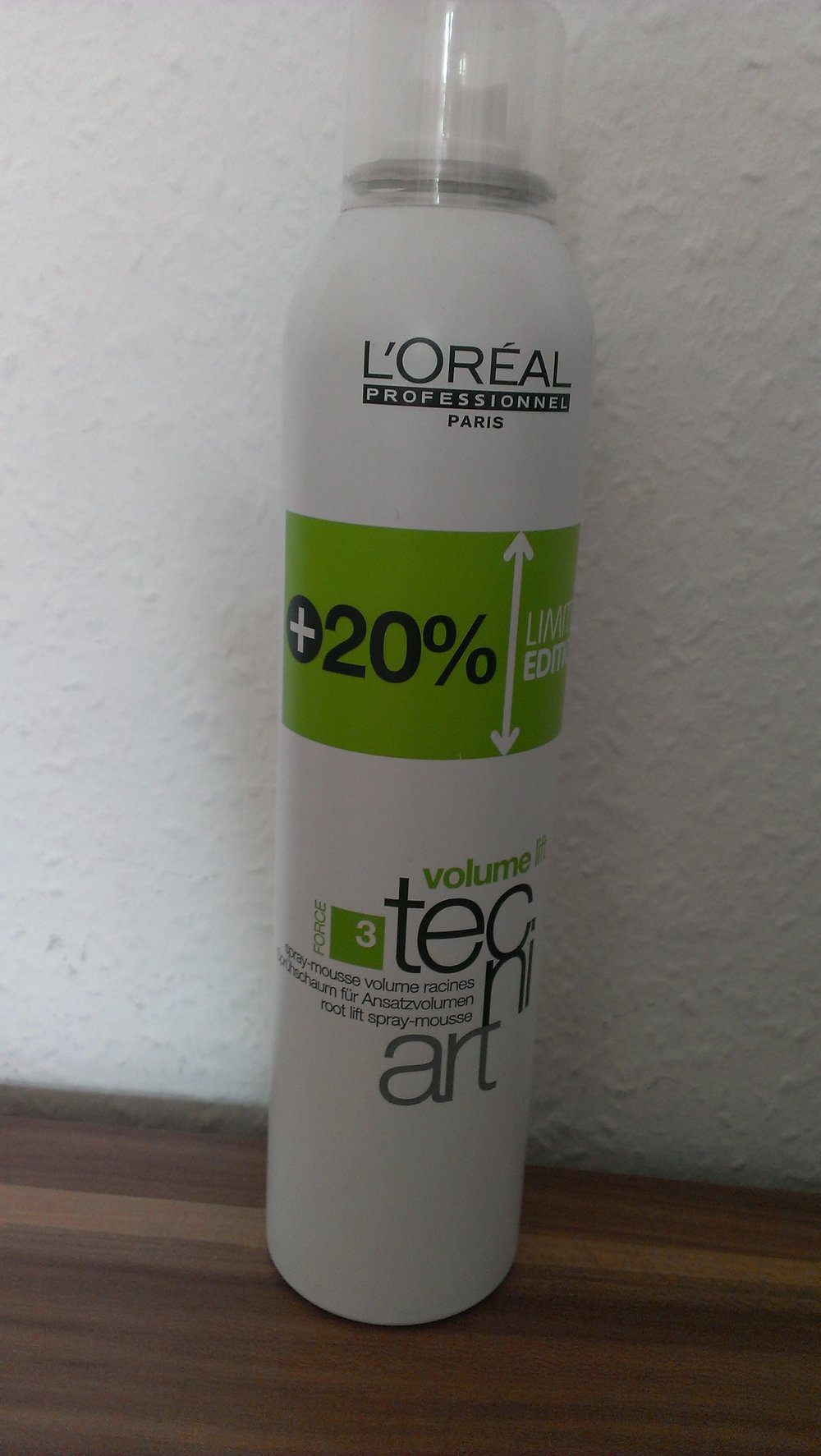 L'Oréal Professionnel: Volume lift techni.art Sprühschaum für Ansatz Volumen / Root Lift Spay-mousse