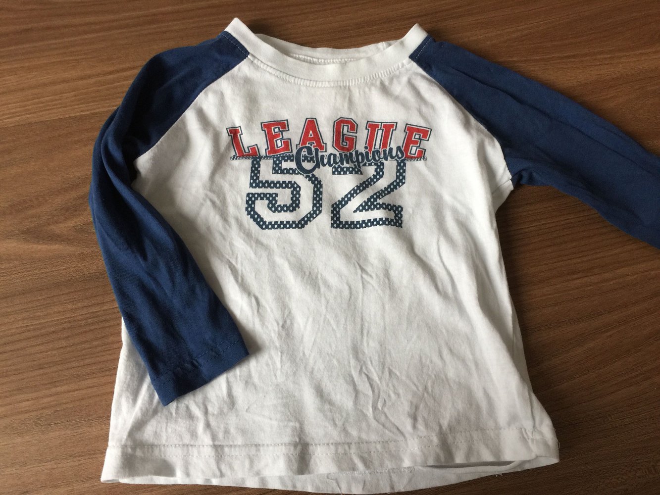 Langarmshirt zweifarbig Gr. 86/92
