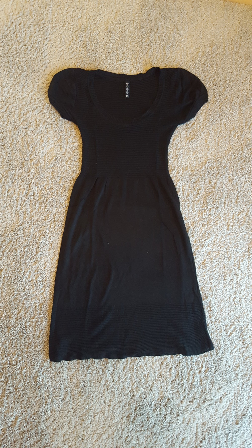 One Green Elephant OGE Strickkleid Schwarz XS