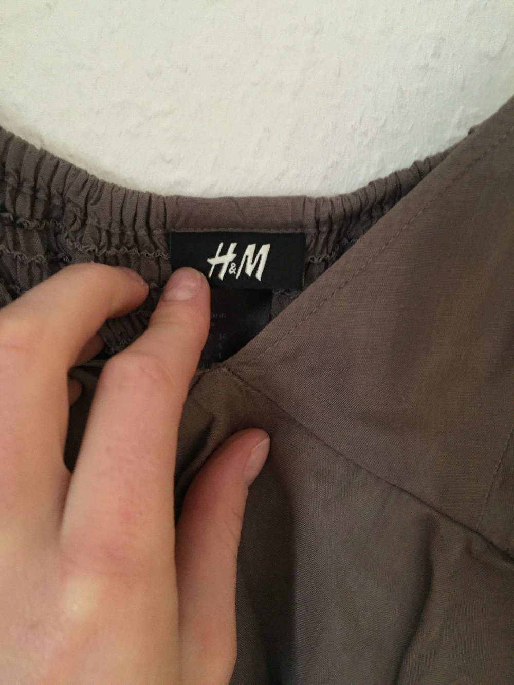 Braunes Hängerchen von H&M, Größe 34 