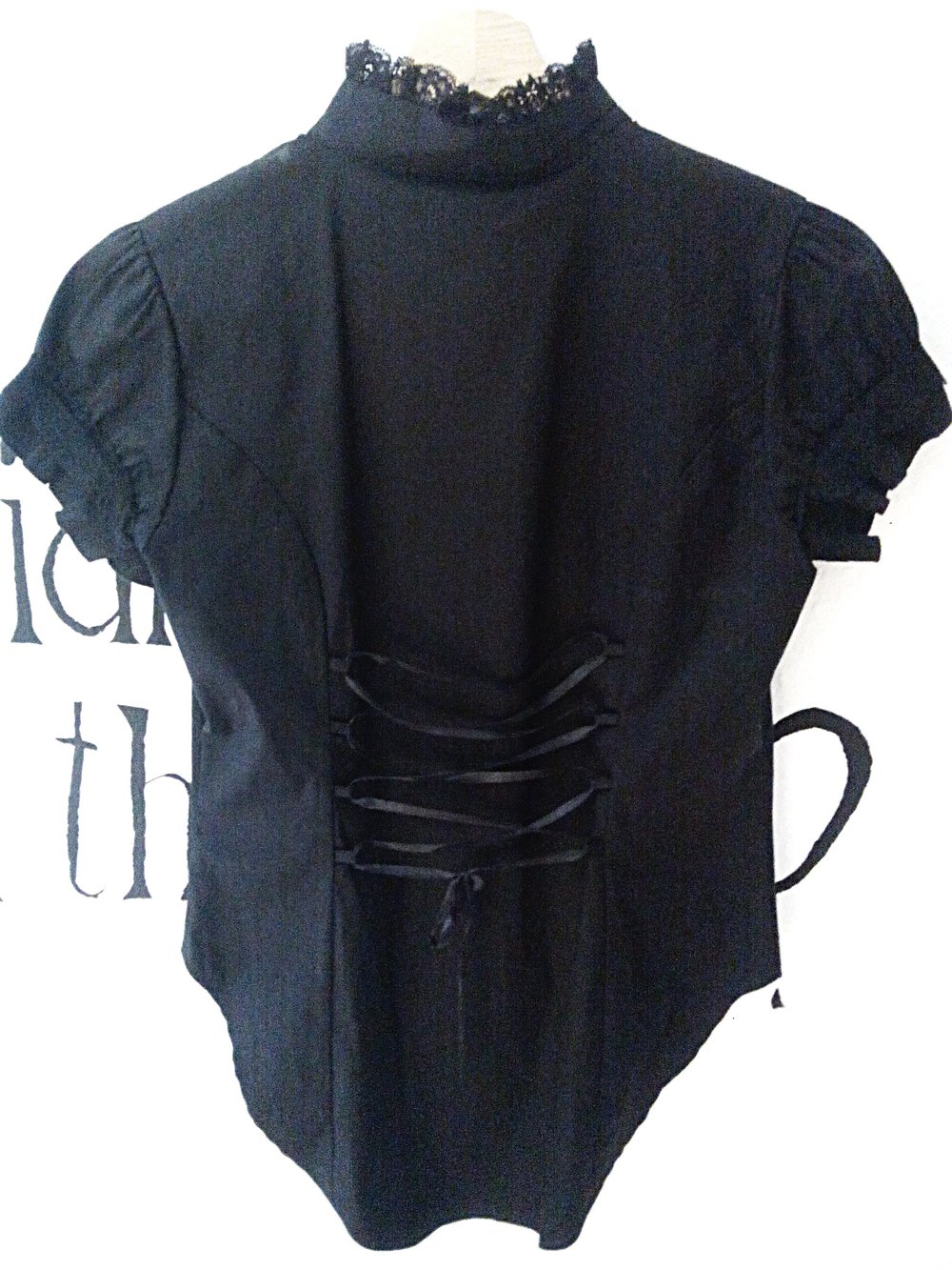 Viktorianische Bluse Gothic WGT Steampunk Lolita 