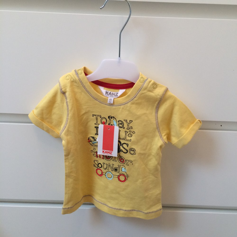 *Süßes neues gelbes Jungen T-Shirt von KANZ / Gr. 68*