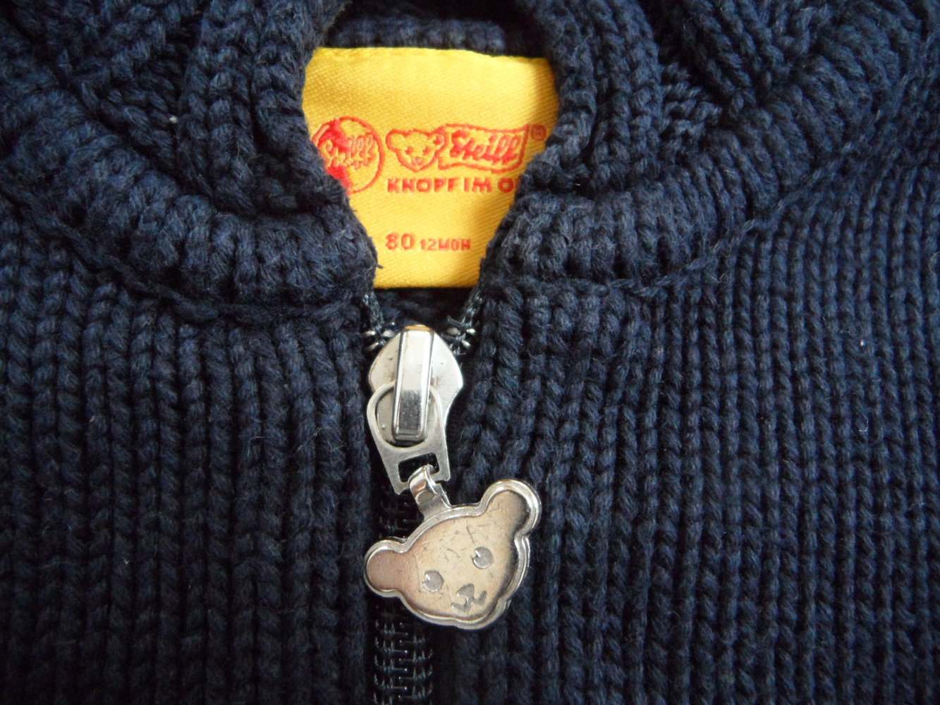 Steiff Strickjacke mit Teddy