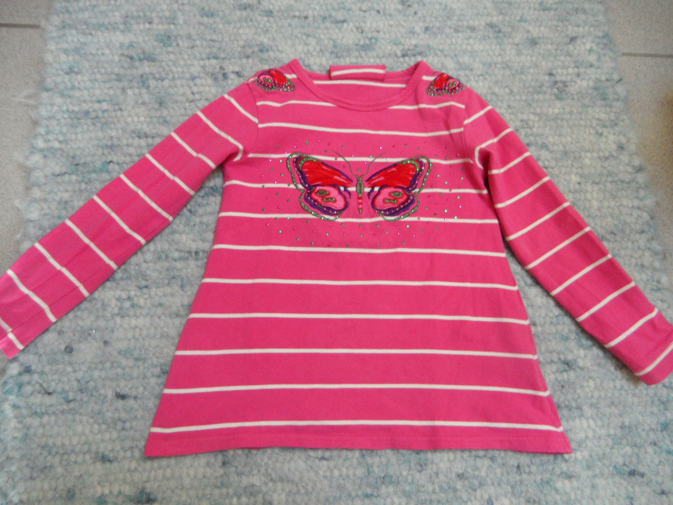 Jette by Staccato 104/110/116 Langarmshirt Schmetterling