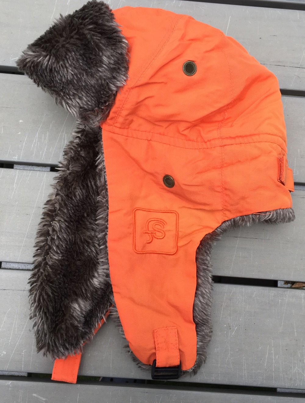 SCHAPKA Mütze OHRENKLAPPEN orange ONESIZE