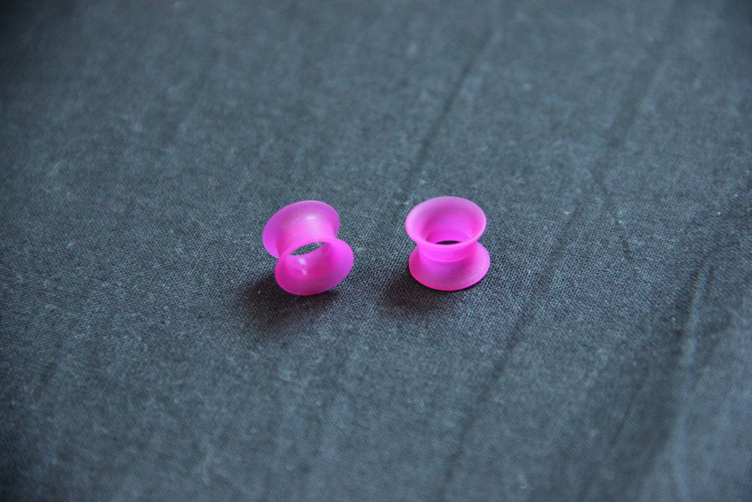 Pinke Silikon Tunnel 8mm