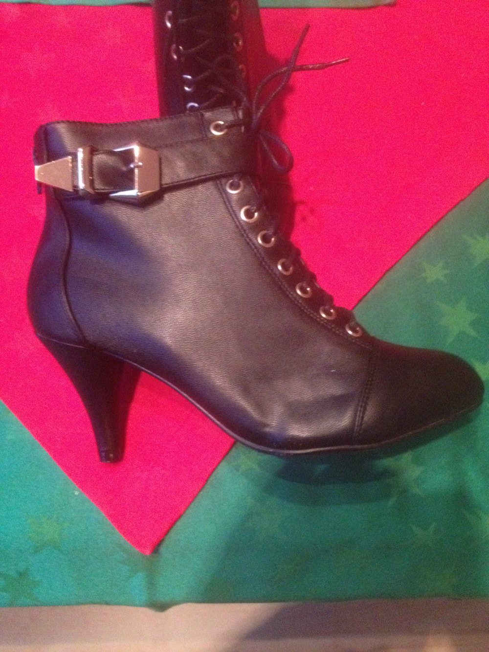 Stiefeletten schwarz, Gr. 40, NEU!