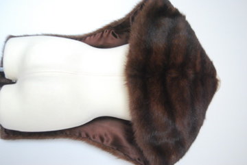 Echte Pelz  Nerzstola  Cape   Stola  Überzieher  Trendi