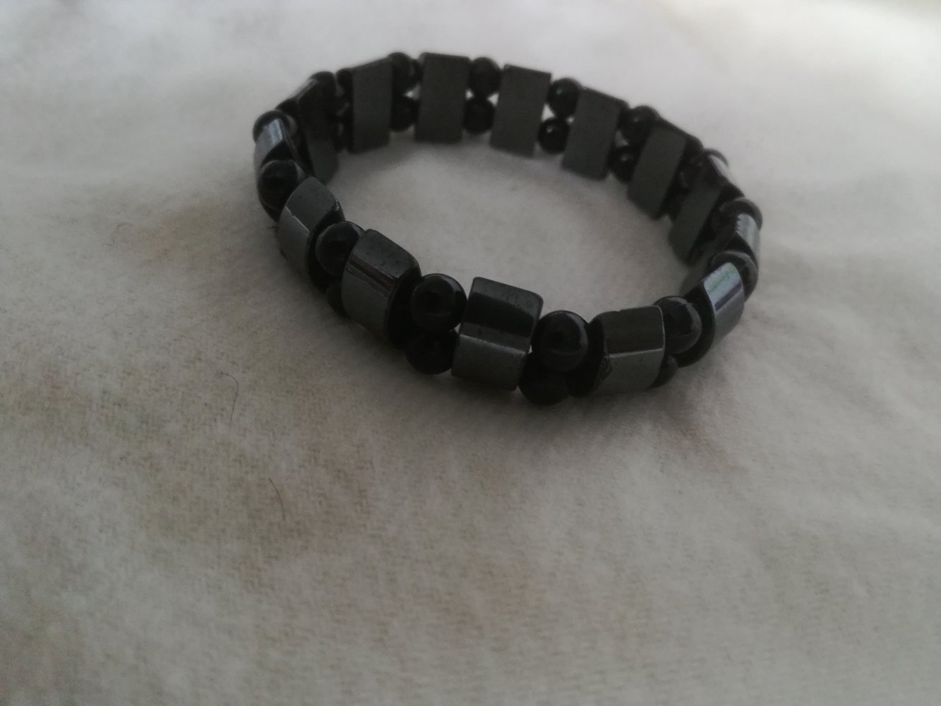 Armband Schwarz Silber