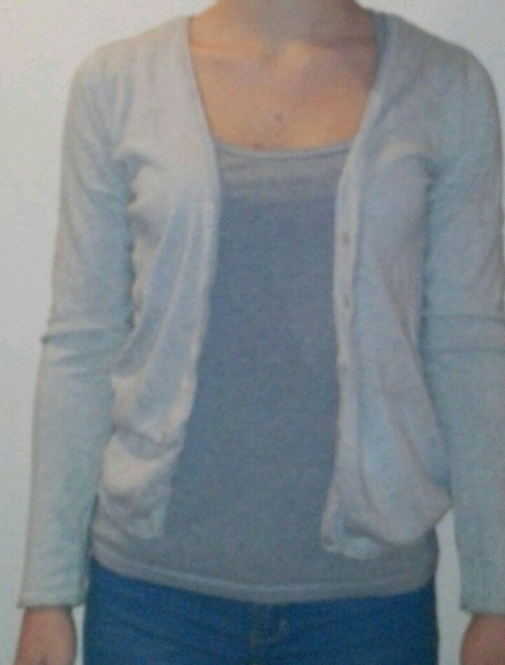 Fein Strick Jacke Gr M