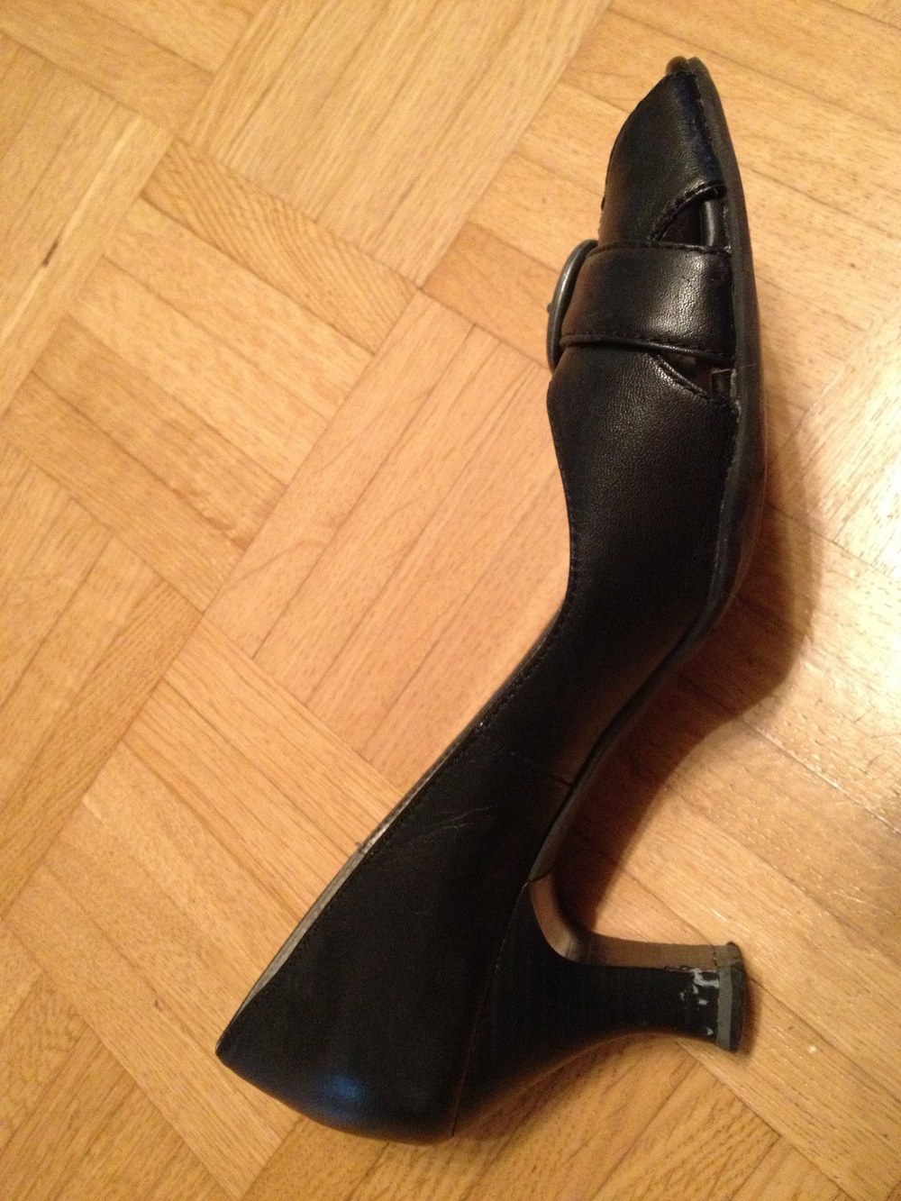 Peeptoe/ Sandale Esprit schwarz