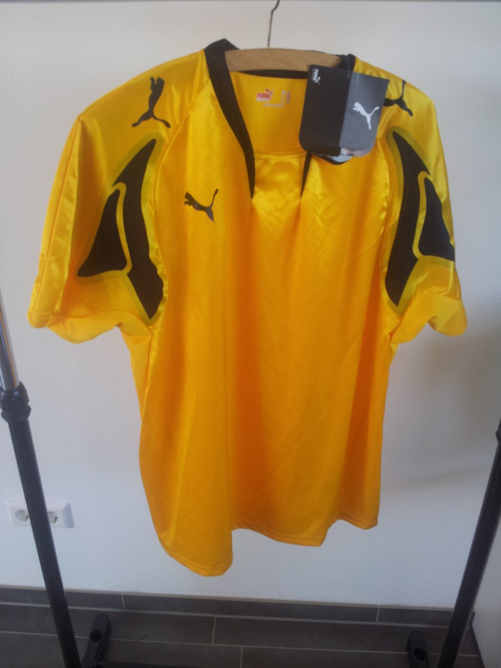 Puma Triko Neu Gold Gelb 