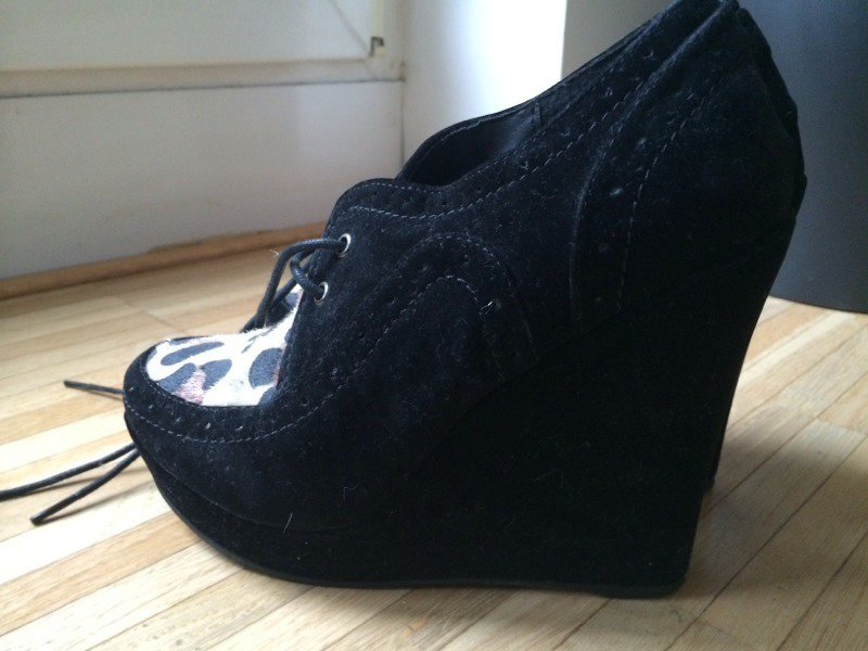 Hohe Creepers Wedges Leo Psychobilly