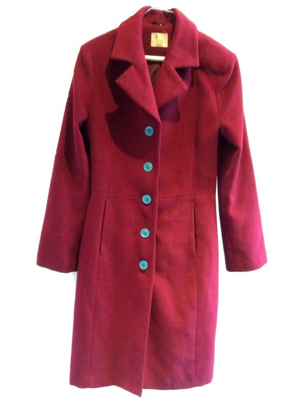 weinroter Mantel von Vestebene