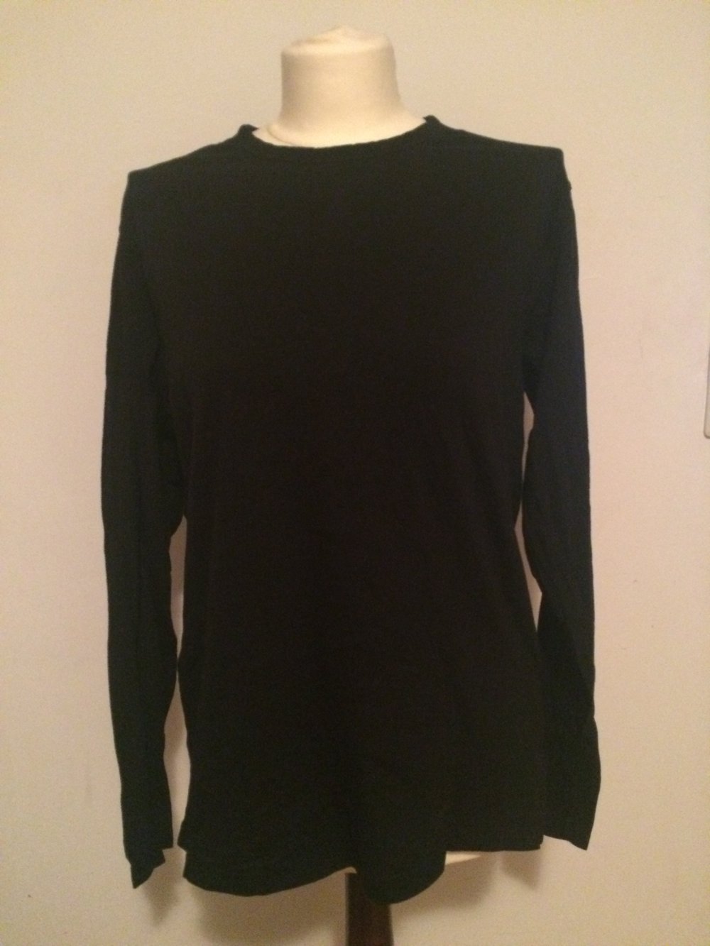 Schlafpulli Longsleeve schwarz