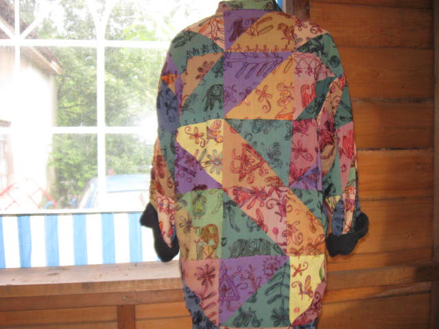 *** Ganz besondere Patchwork Jacke ~ Vintage ~ Lagenlook ~ Hippie Muster ***