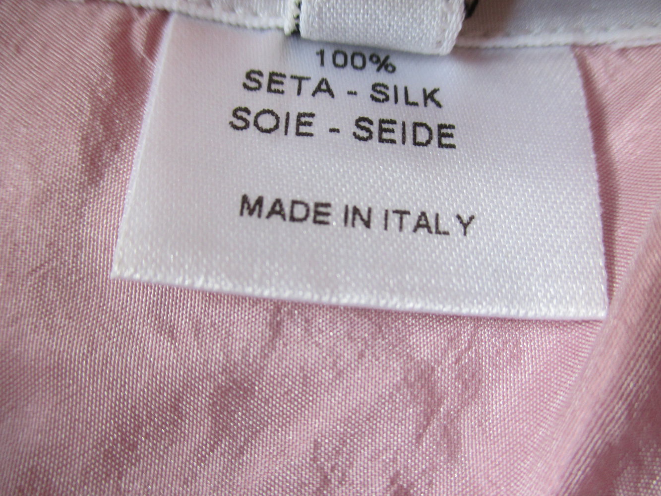 Seidenbluse, kurzes Seidenjäkchen in Rosa, 100 % Seide, Clara Cottmann, made in Italy, Gr. 38 