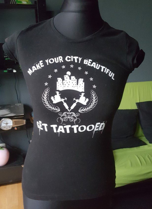 T-Shirt Tattoo schwarz Gr. S Shirt 