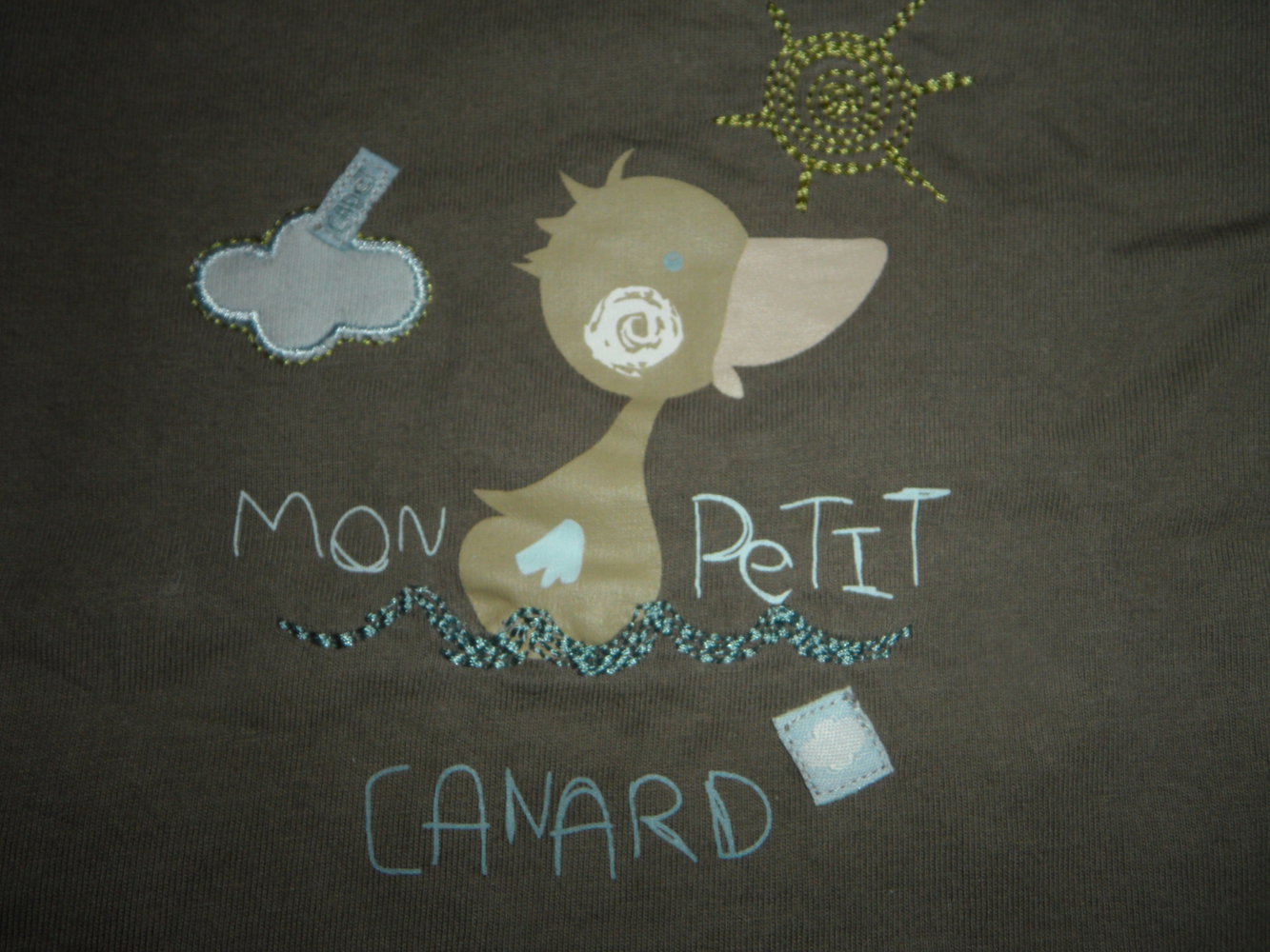 aus Frankreich: T-Shirt mit Ente 18 Monate