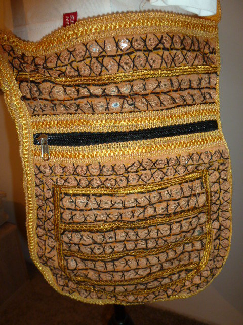 Tasche / Hippie Boho Indien / gelb